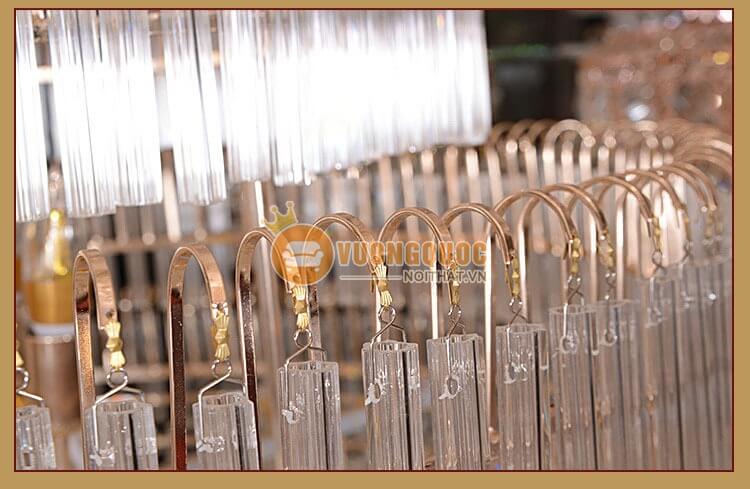 Đèn chùm pha lê cao cấp gắn trần biệt thự CM198-13